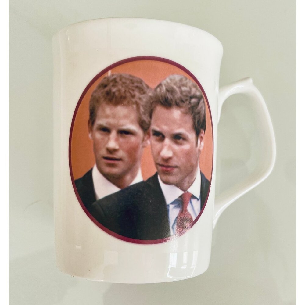 Prince Harry Mug, Fine Bone China, His Royal Highnesses Prince William Harry Mug